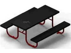 Outdoor Metal Park Bench For Playground 